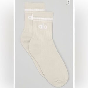 ALO Yoga Men's Casual Cream Socks